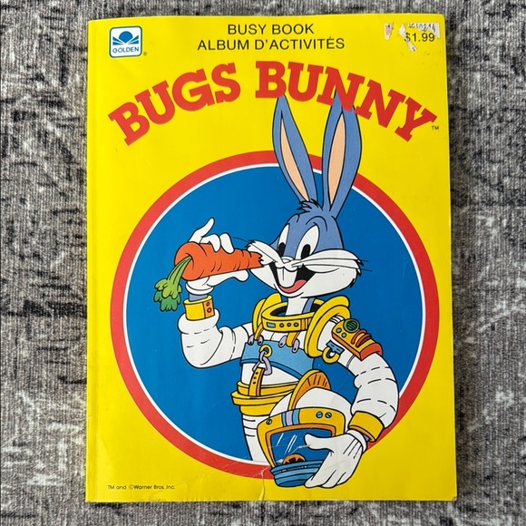 Vintage Bugs Bunny Busy Book - colouring - Picture 1 of 5